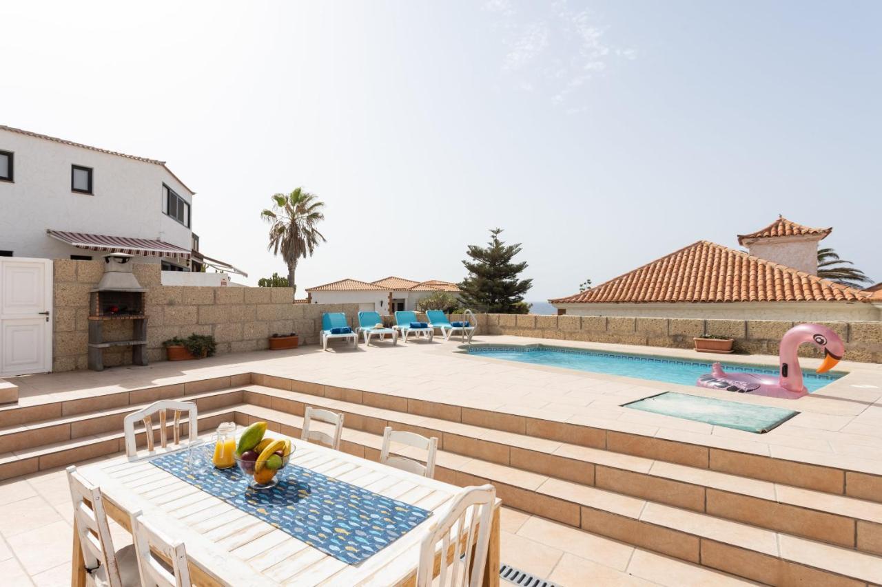 Casa Higo - Private Pool - Ocean View - Bbq - Terrace - Free Wifi - Child & Pet-Friendly - 3 Bedrooms - 6 People Poris de Abona Luaran gambar